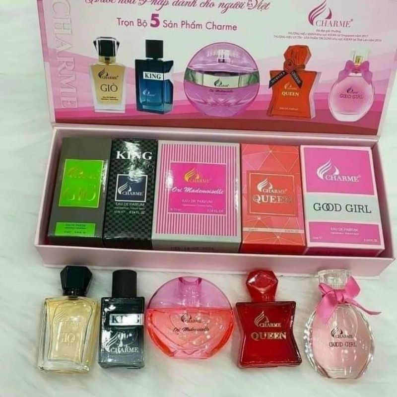 Combo nươc hoa 5 chai giả iu thương