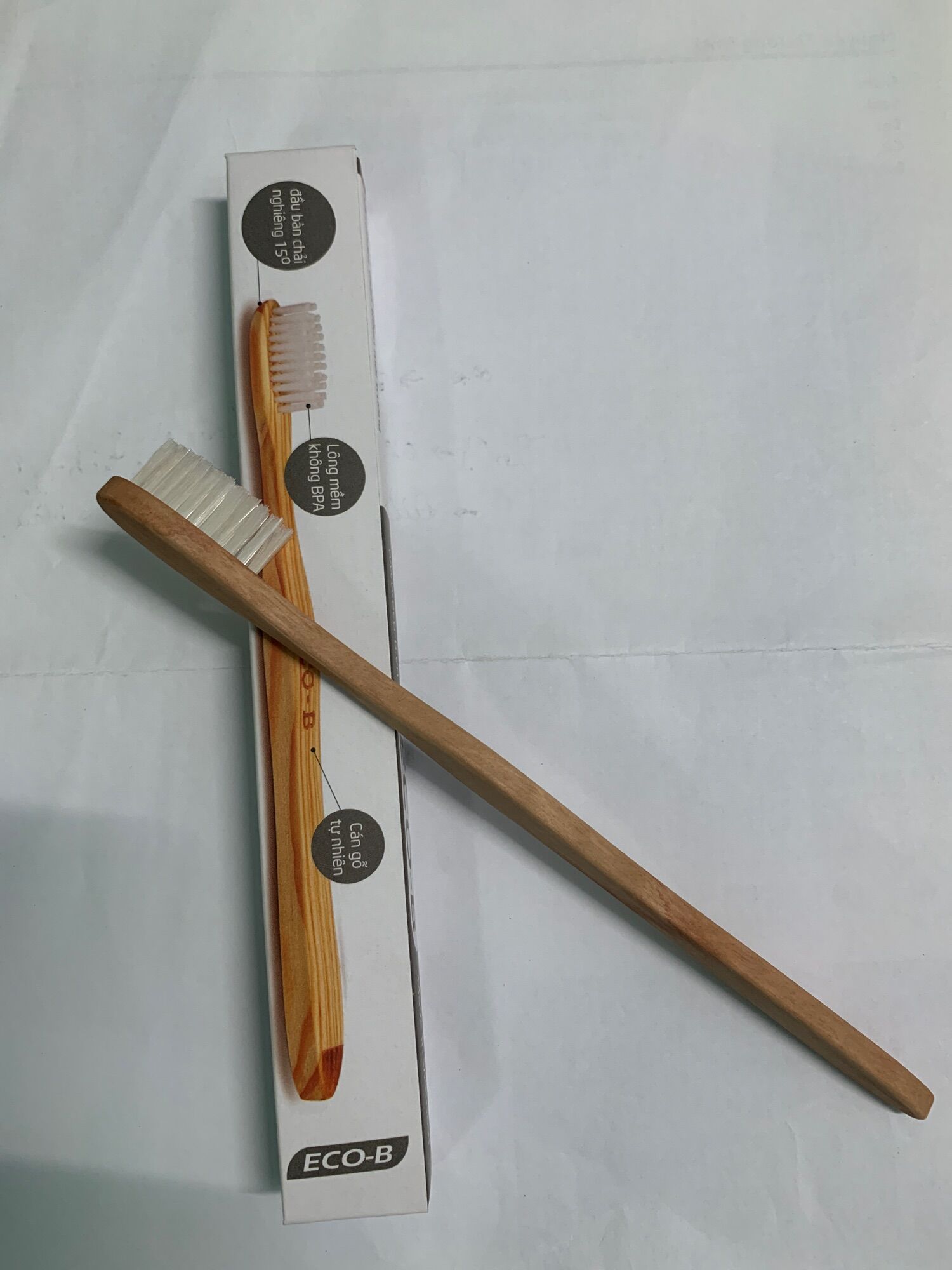 Combo 2 bàn chải đánh răng gỗ