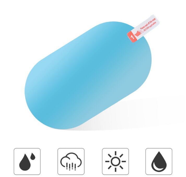 2 Miếng Dán Nano Chống Nước Gương Chiếu Hậu