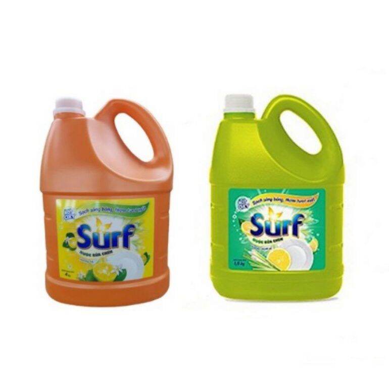 Nước Rửa Chén Surf Hương Tắc 4kg.