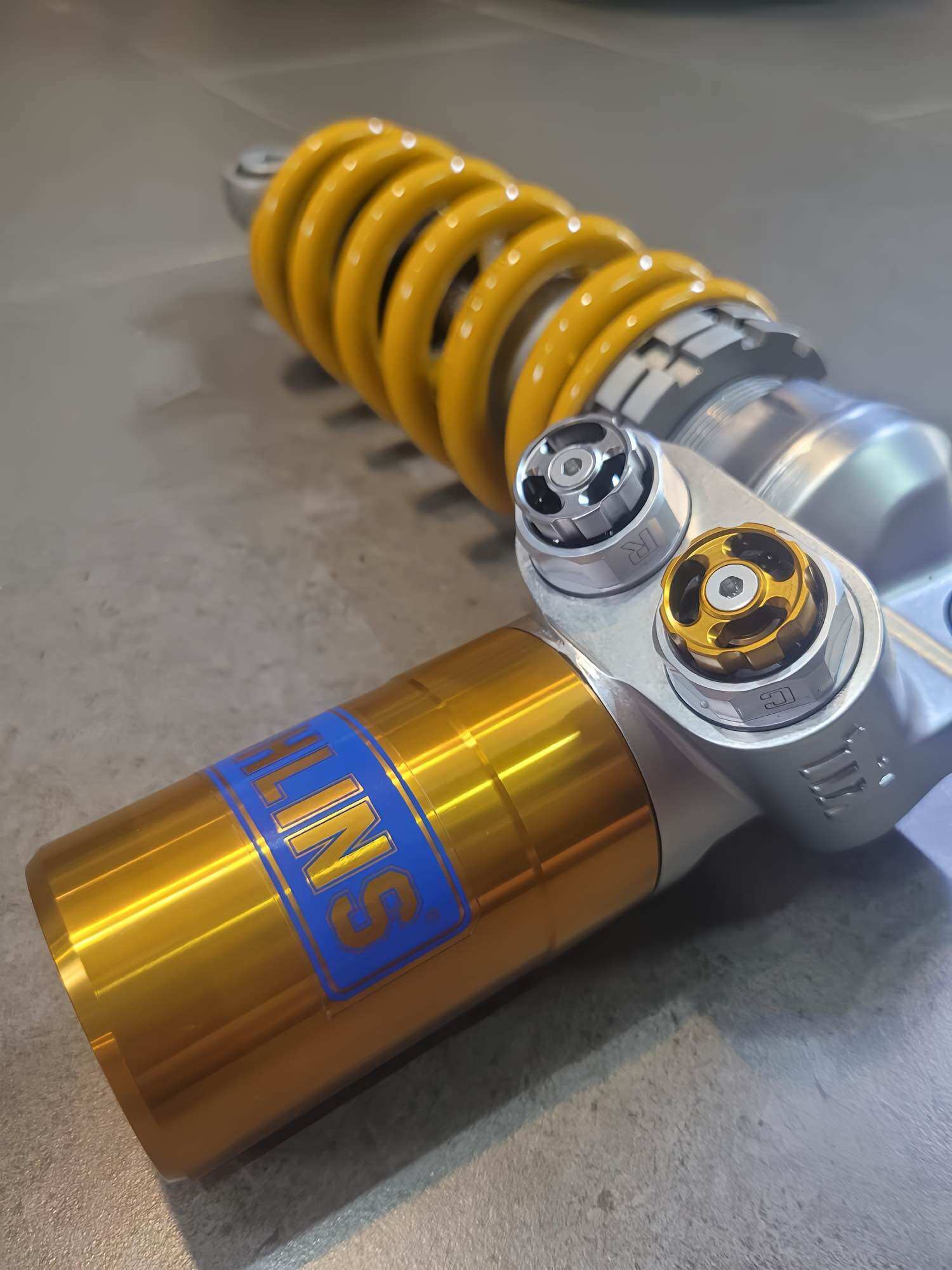 Tem Ohlins Xanh Kéo Lụa, Tem Trong Dán Phuộc Ohlins