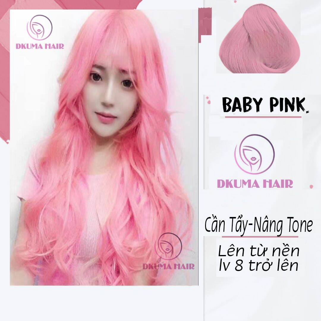 Màu Nhuộm Baby Pink Dkumahair