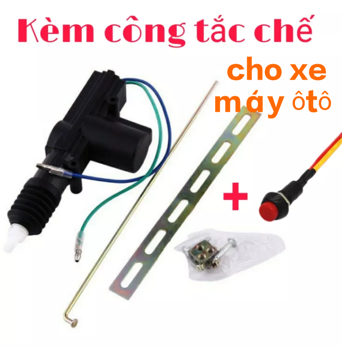 Bộ chuột tự động mở yên xe máy cửa ôtô tặng công tắc hàng loại tốt