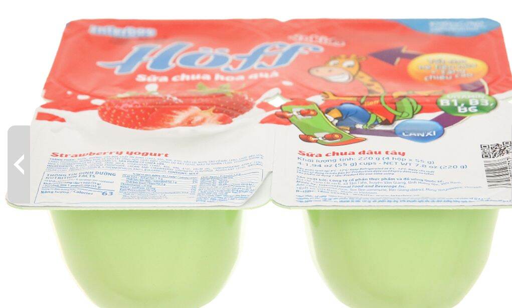 VỈ 4 HOP SỮA CHIA TRẺ EM TỪ 6 M HOFF VIK DÂU