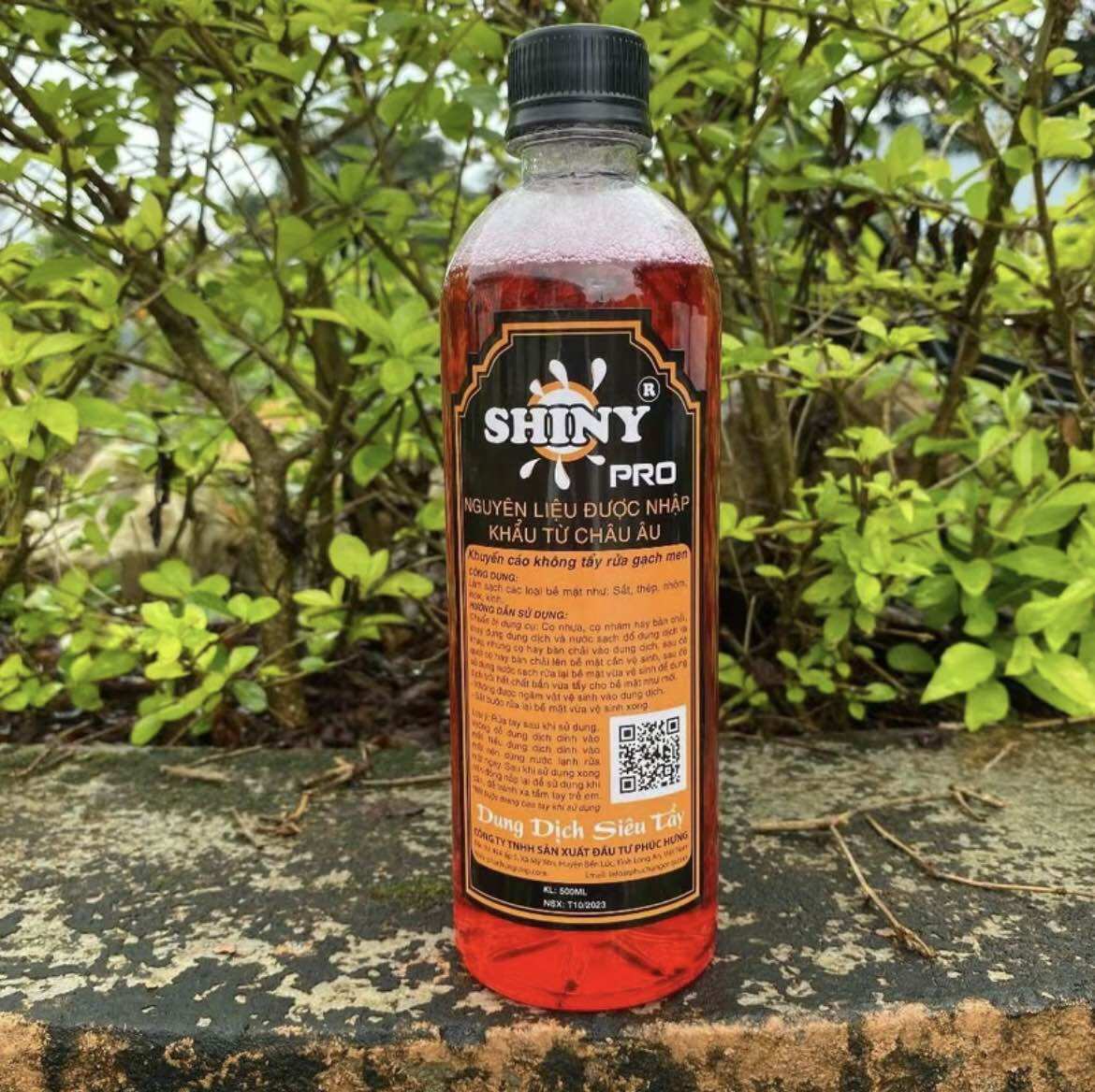 ( Chính hãng) SHINY ĐỎ TẨY LÓC MÁY 500ml