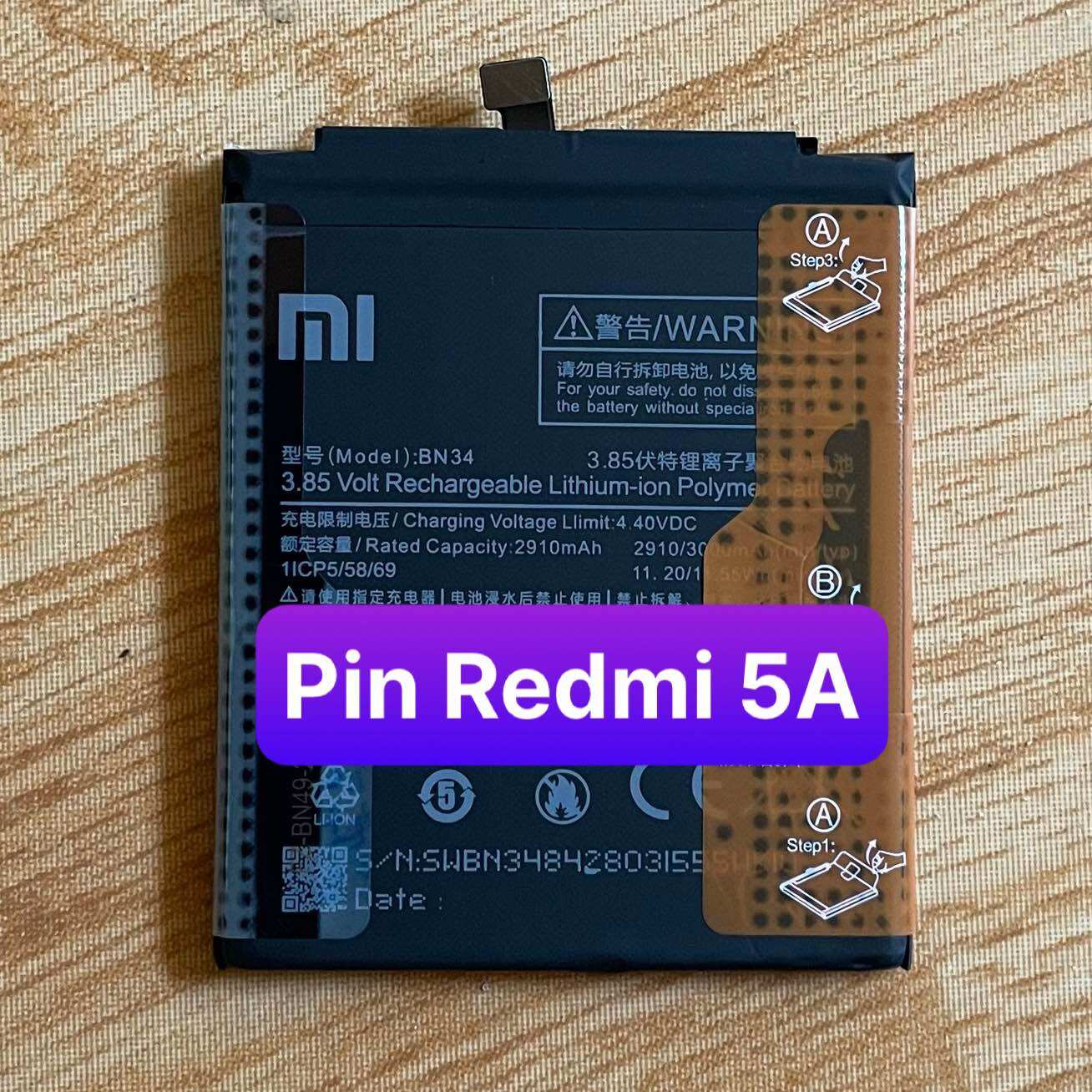 Pin xiaomi redmi 5a mã bn34