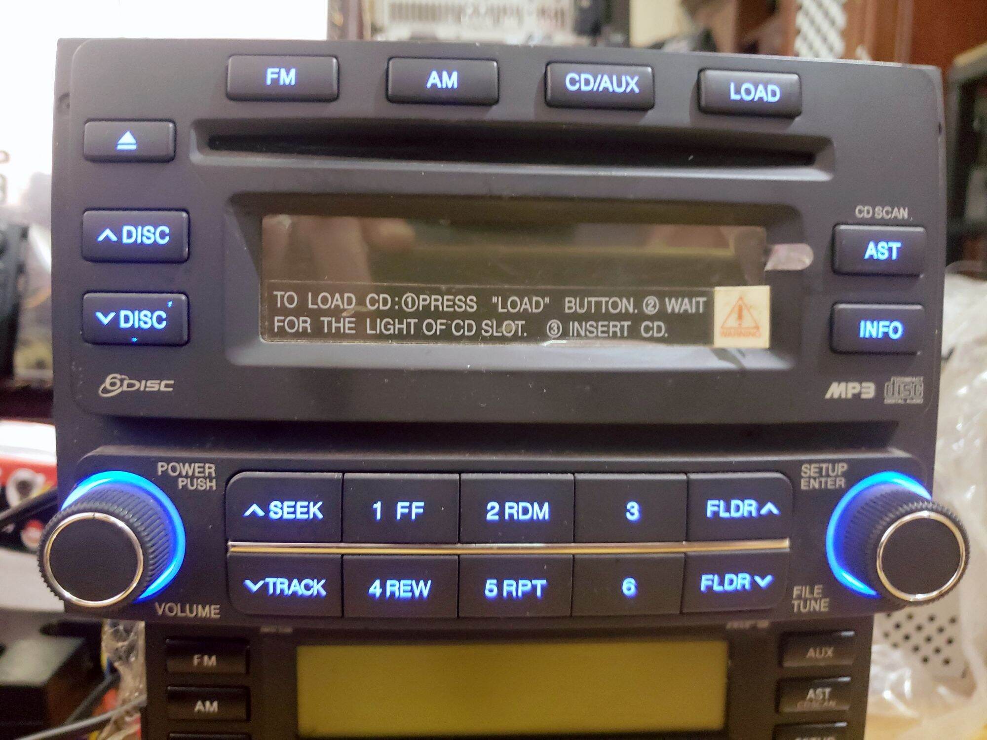 Đầu Cd 6 disk Bluetooth giành cho xe Huyndai Elantra ( 2007,2008,2009,2010 )