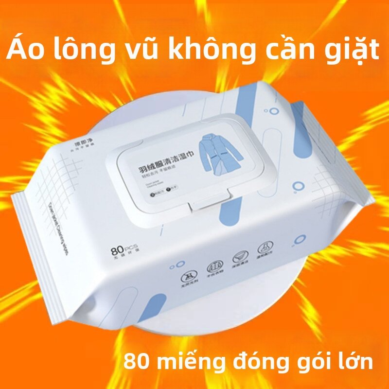 MONLEYTA | No-water Cleaning Wet Wipes Stain Remover Giá 85,000 Đồng*Miễn phí vận chuyển