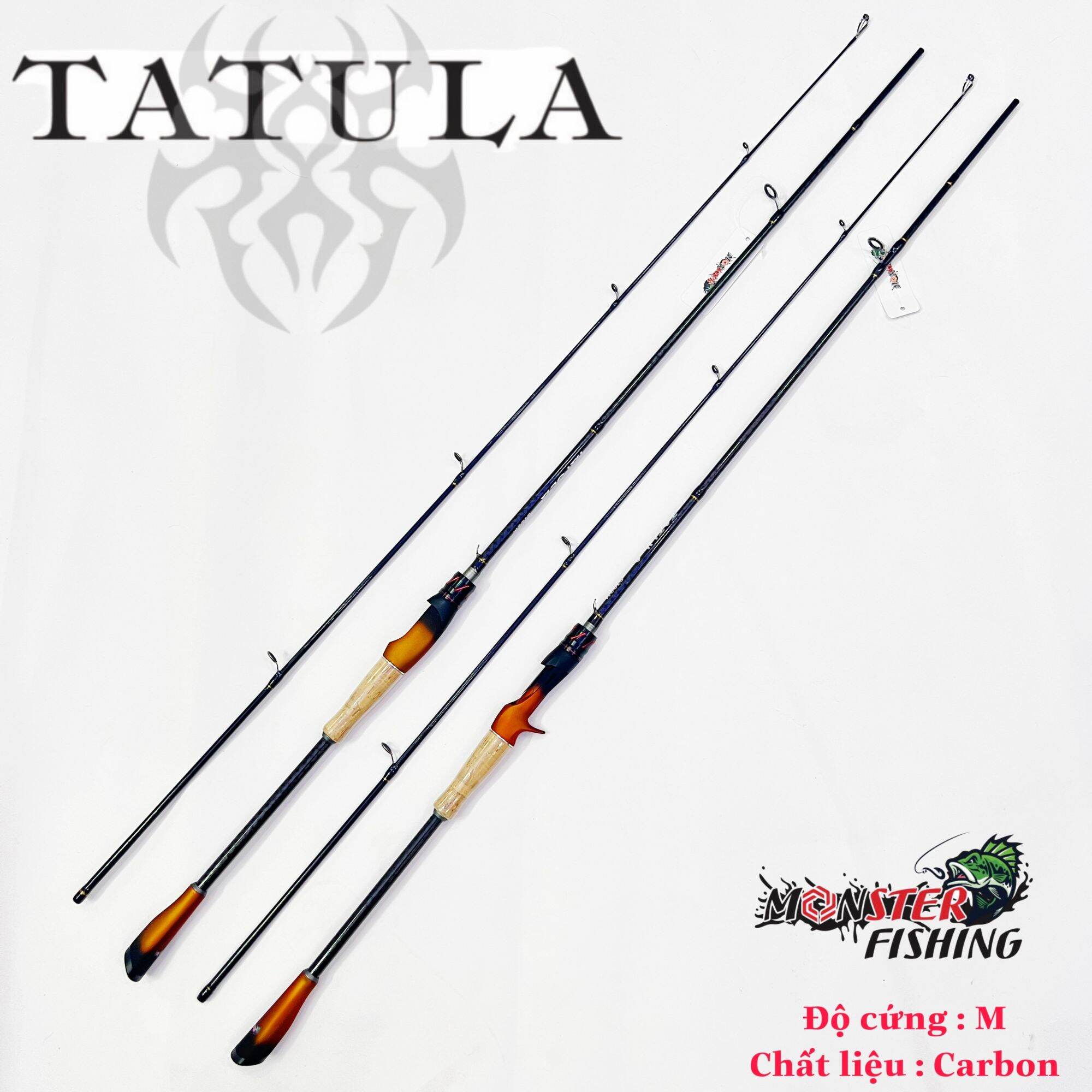 Cần câu lure monster tatula ,cần cacbom xoắn chuyên trê,lóc...siêu chất lượng