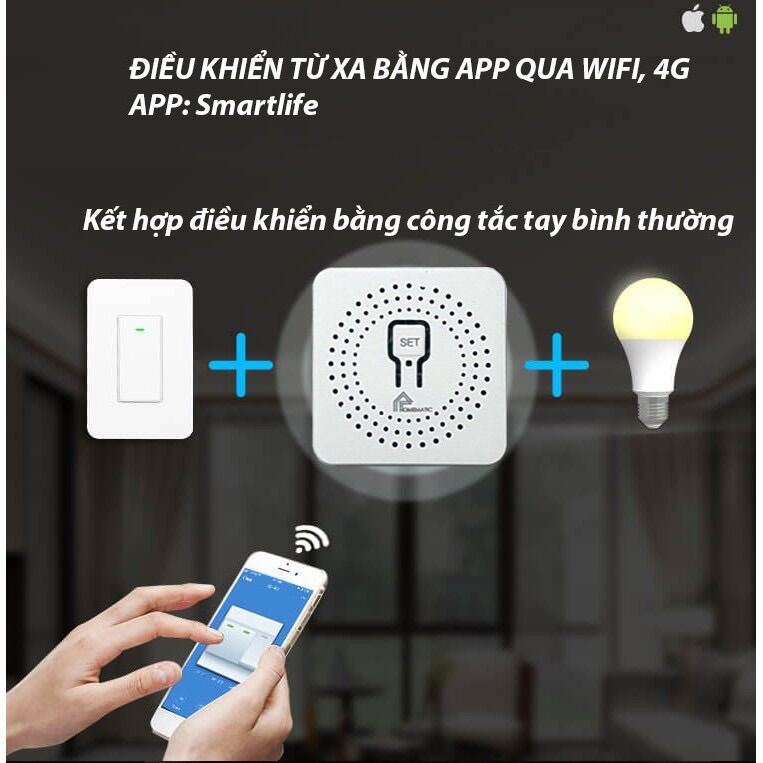 Zigbee - công tắc mini đa năng zigbee