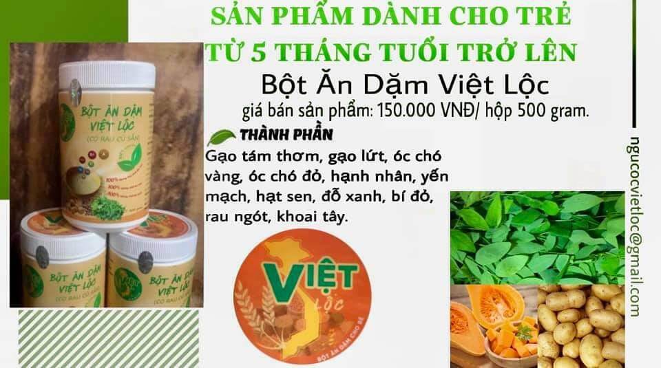 [HCM]BỘT ĂN DẶM VIỆT LỘC