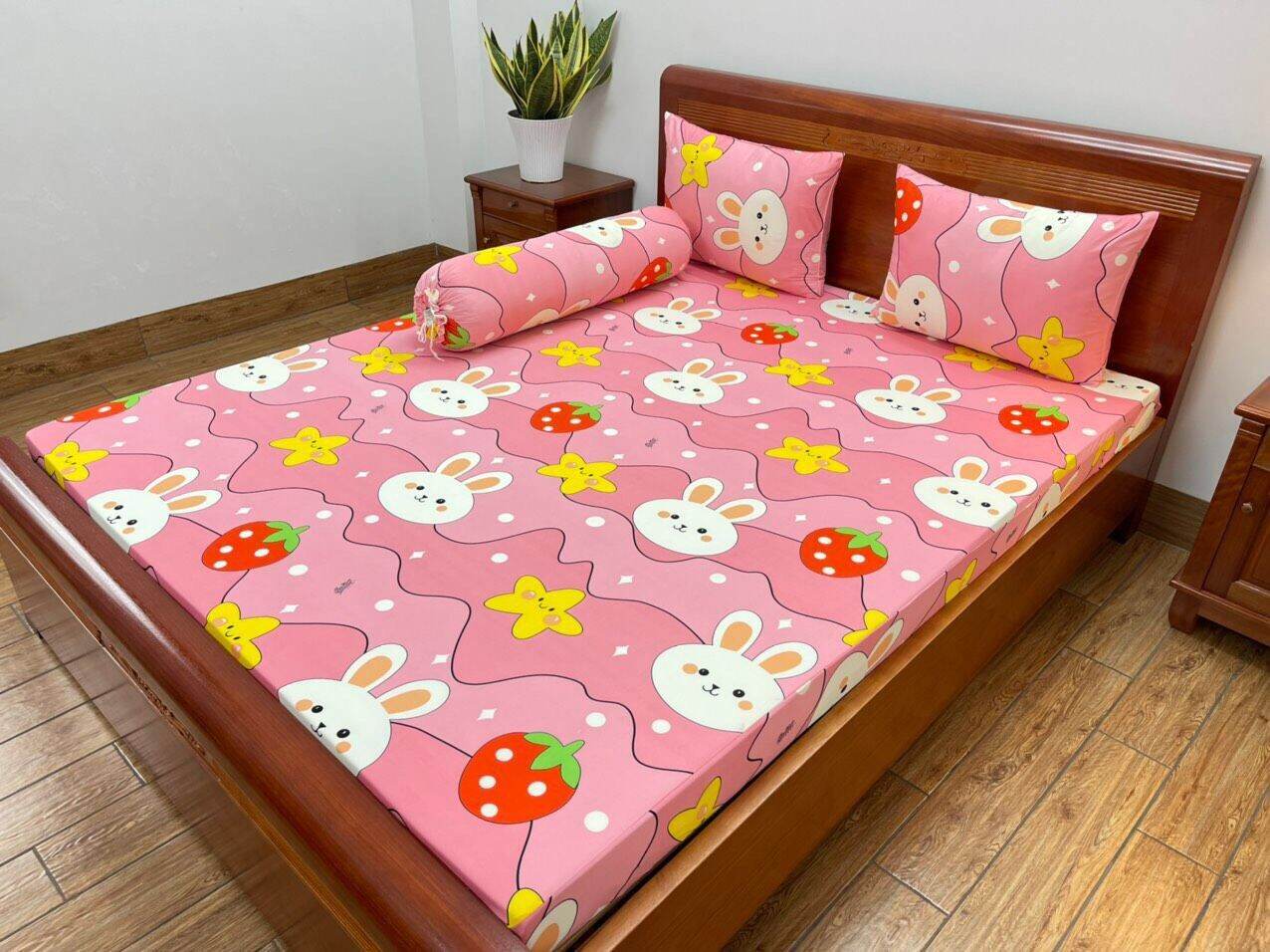 Mền/ chăn hè thun lạnh in Hàn Quốc cao cấp có trần bông