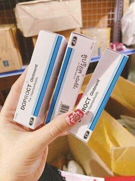 kem bôi trĩ doproct 10g thái lan
