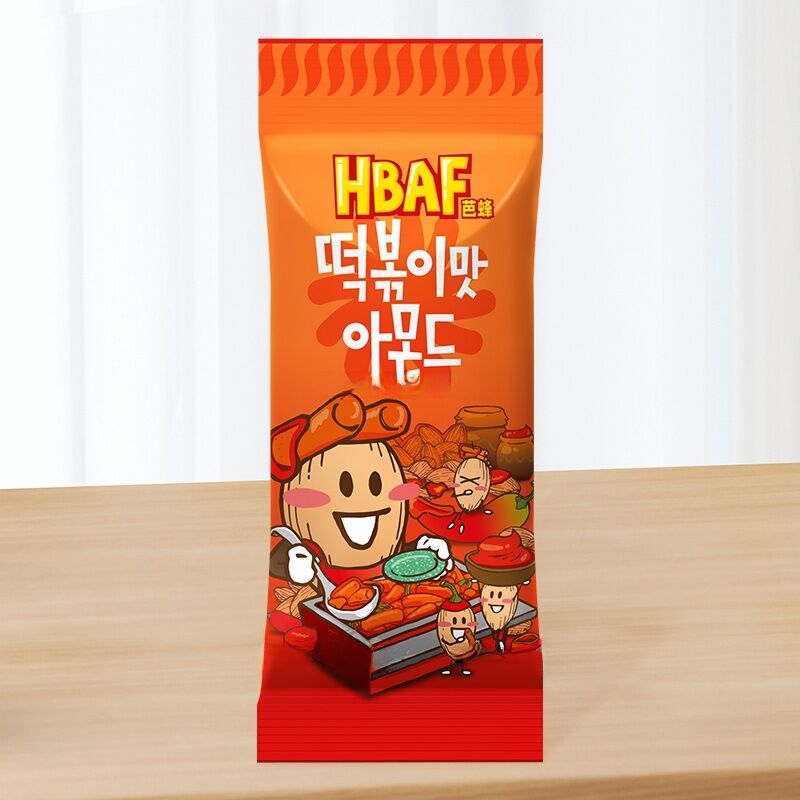 HBAF Honey Butter Almonds Walnut Sesame Mustard Snack Small Pack Korean Nuts Healthy Food HBAF Bee N