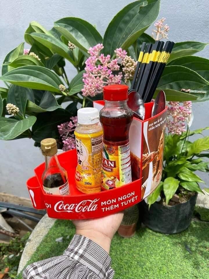 Ống cắm đũa muỗng Coca