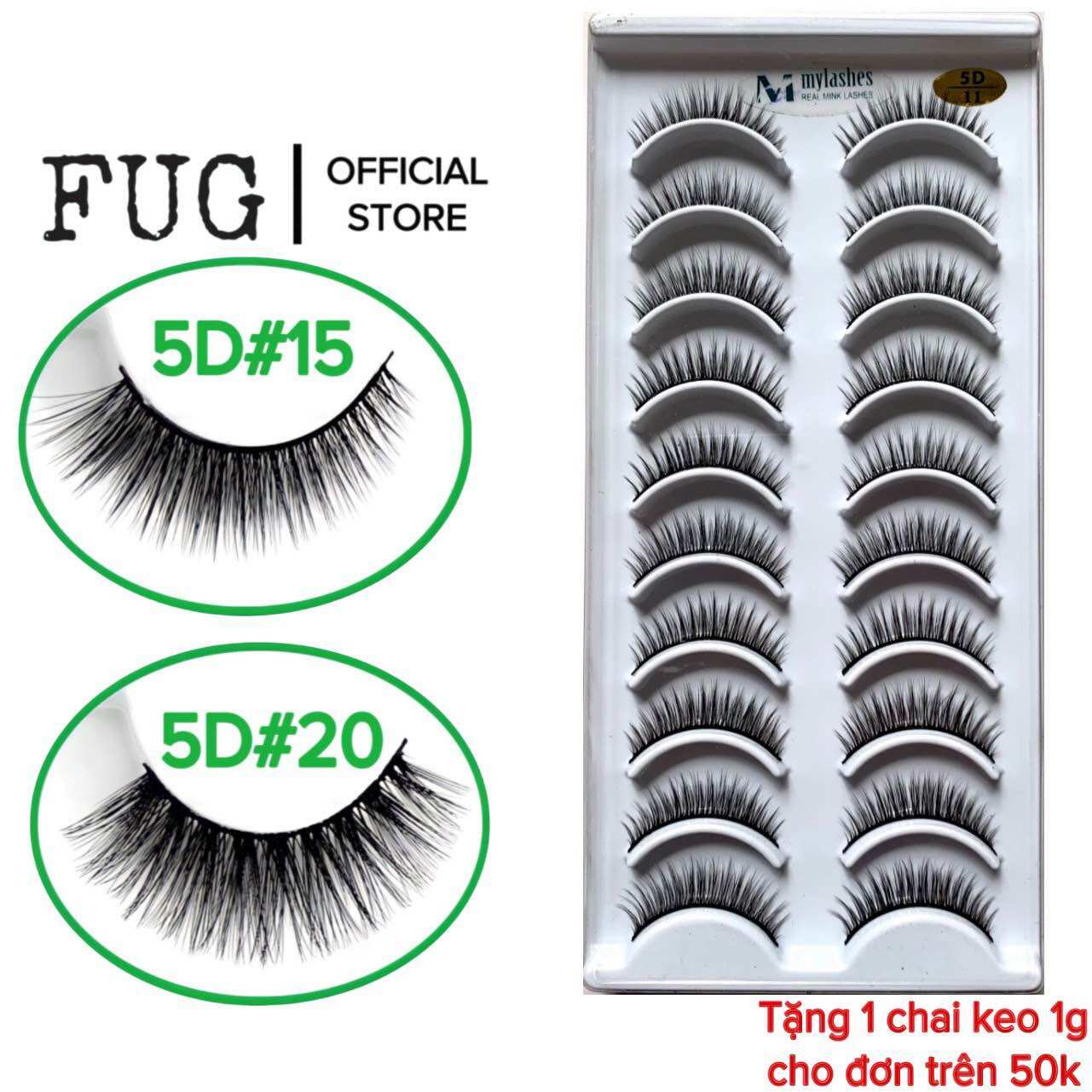 Mi chồn 3d, lông mi giả tự nhiên hộp 10 cặp mylashes với các mẫu hot