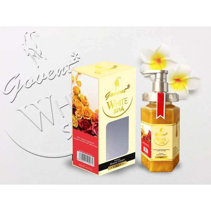[MẪU MỚI] Sữa tắm sáng mịn da GOVENT WHITE SPA 500ml