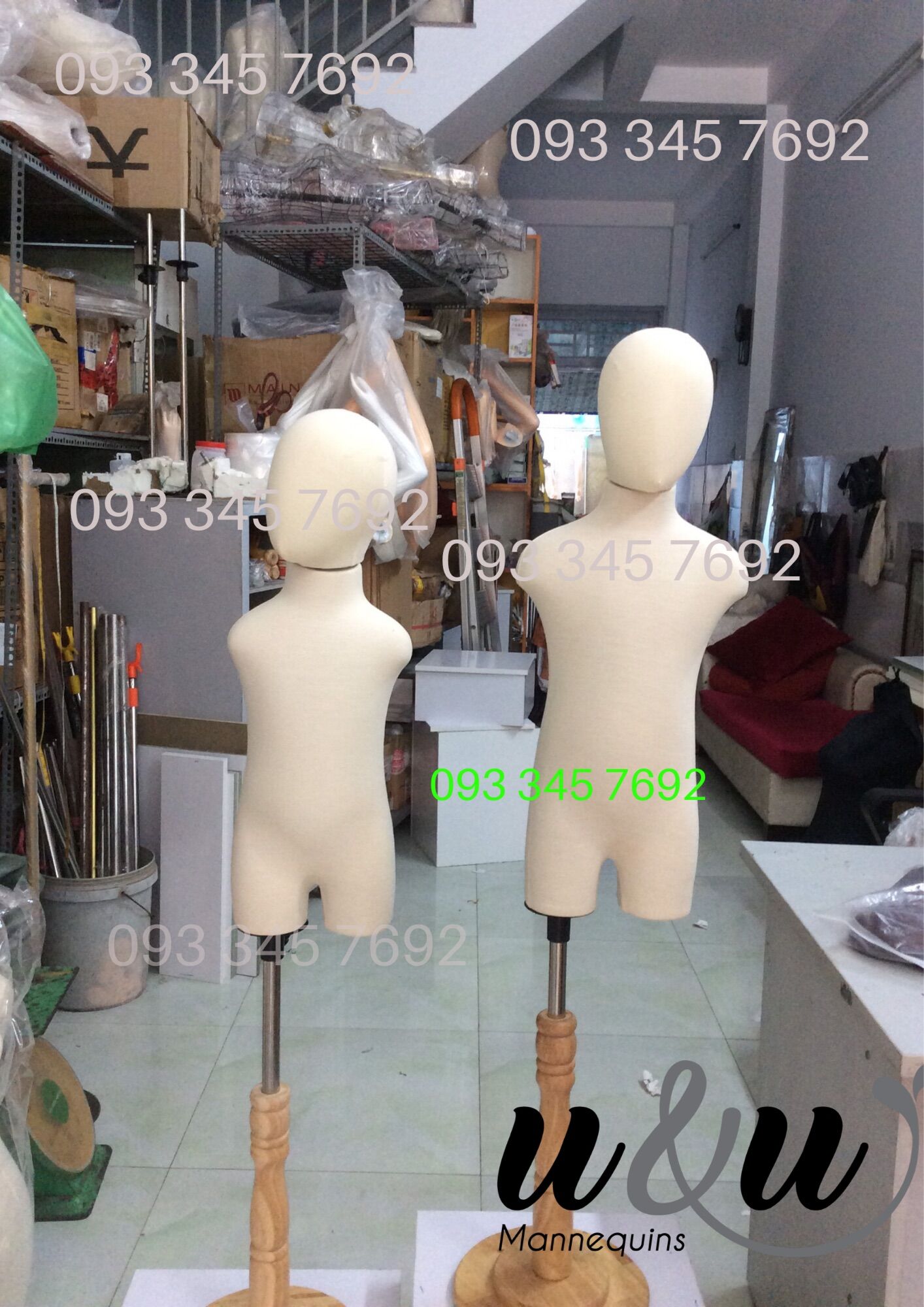 Manocanh em bé có đầu