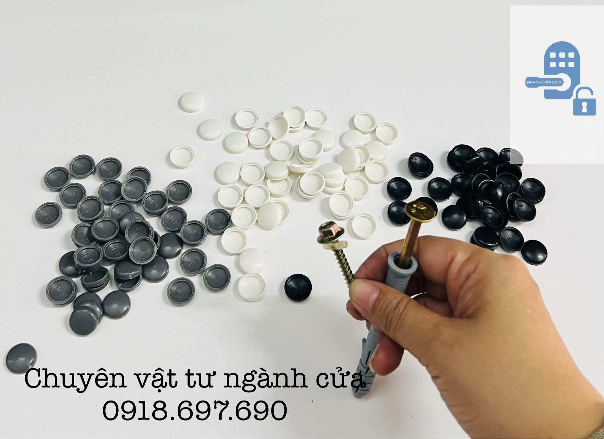 [Bịch 100cái] Nắp chụp mủ đầu vít - Nắp chụp nổi