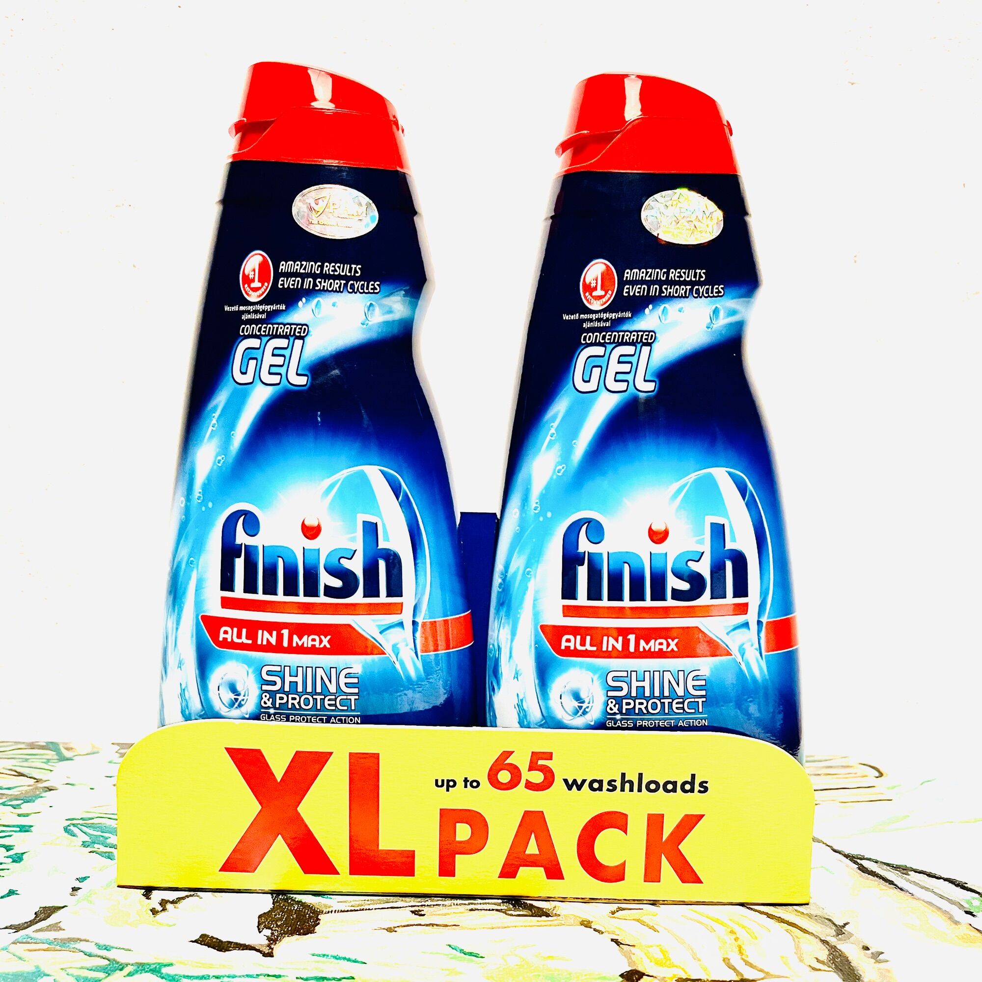 Gel rửa bát Finish All in one max 1000ml - dành cho máy rửa bát