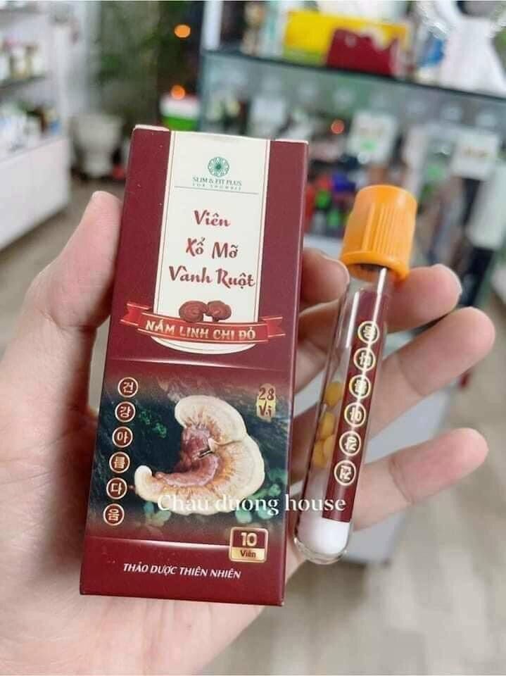 Xổ mỡ vành ruột linh chi đỏ
