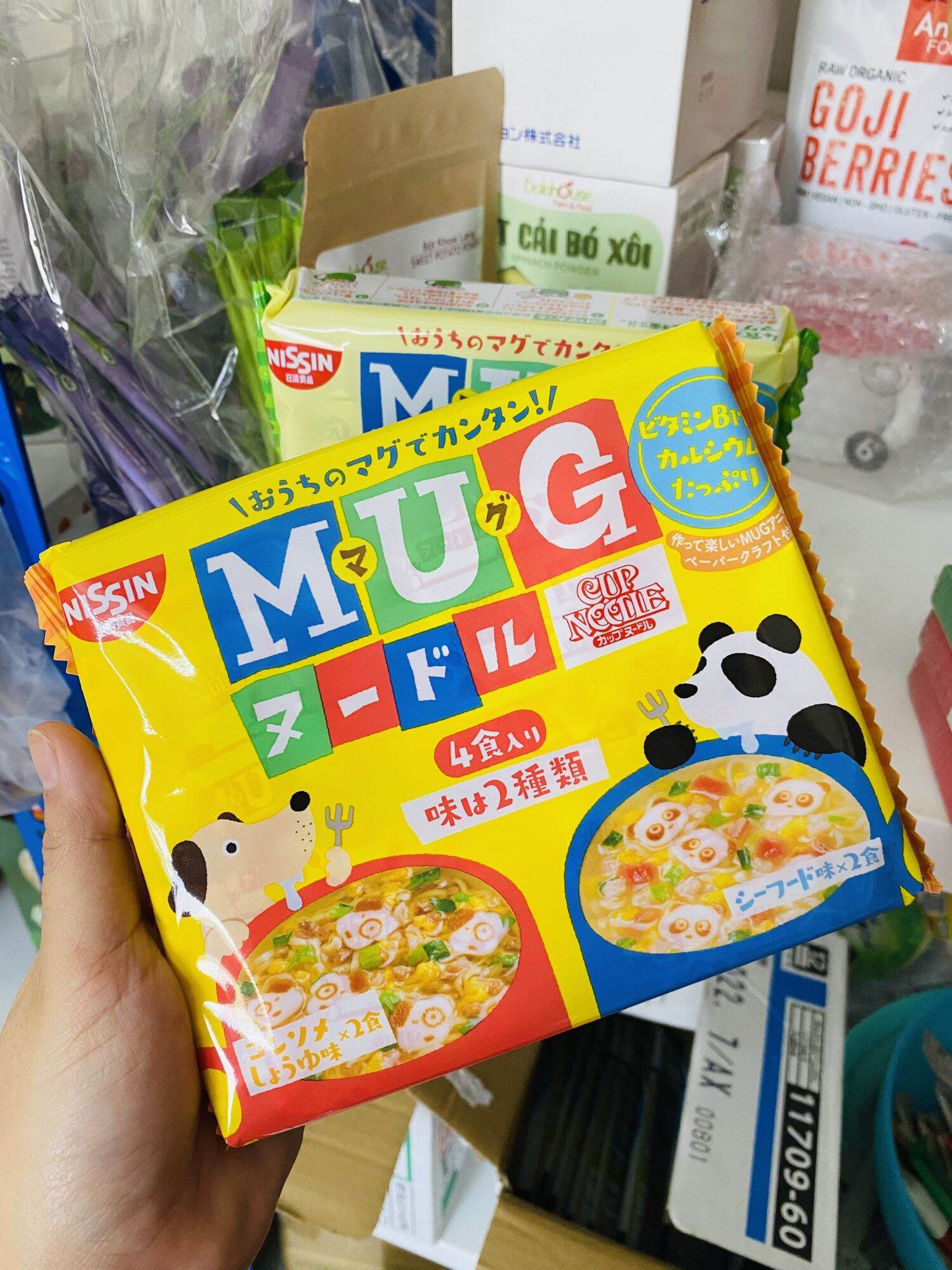 [Mẫu mới] Mì Mug Nisin Nhật cho bé