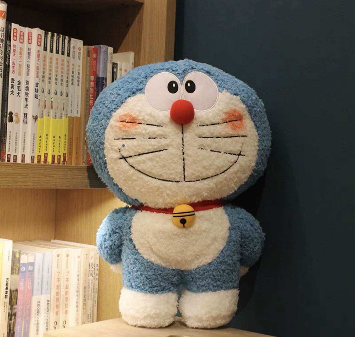Doraemon nhồi bông dễ thương 35cm, gấu bông doraemon