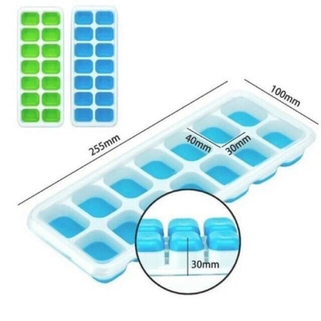 Khay Làm đá đế silicon khay trữ thực phẩm