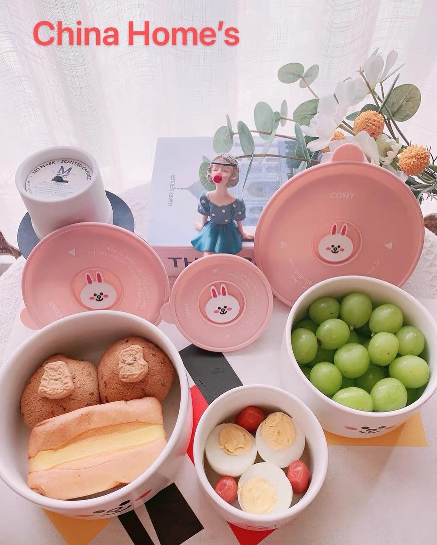 [Line Friends] Hộp Đựng Cơm Thỏ Cony Line Friends