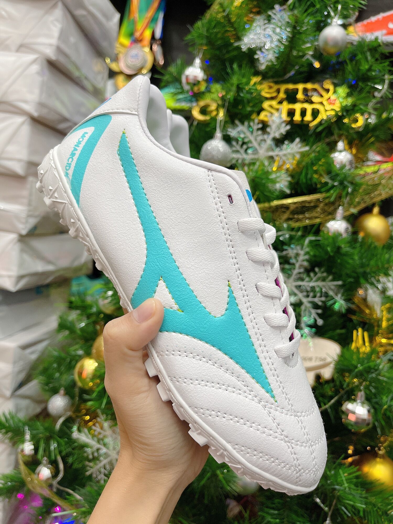 Giày đá bóng mizuno phủi ht tf đã khâu full đế