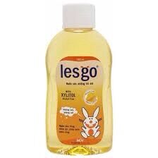 Nước súc miệng lesgo cho trẻ hương cam 150ml