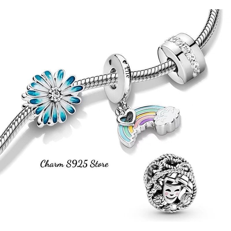 CHARM PANDORA ALE MẶT CƯỜI KHÓC BẠC S925 CAO CẤP