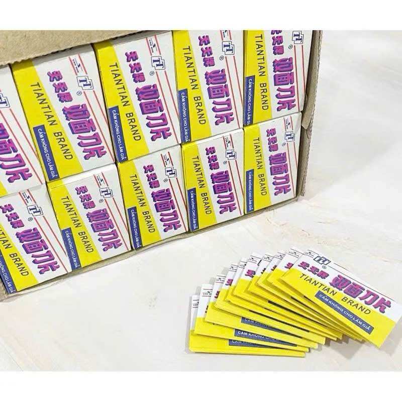Sỉ _ Hộp Lớn Lưỡi lam TÍM (Có 200 Lưỡi), Siêu bén
