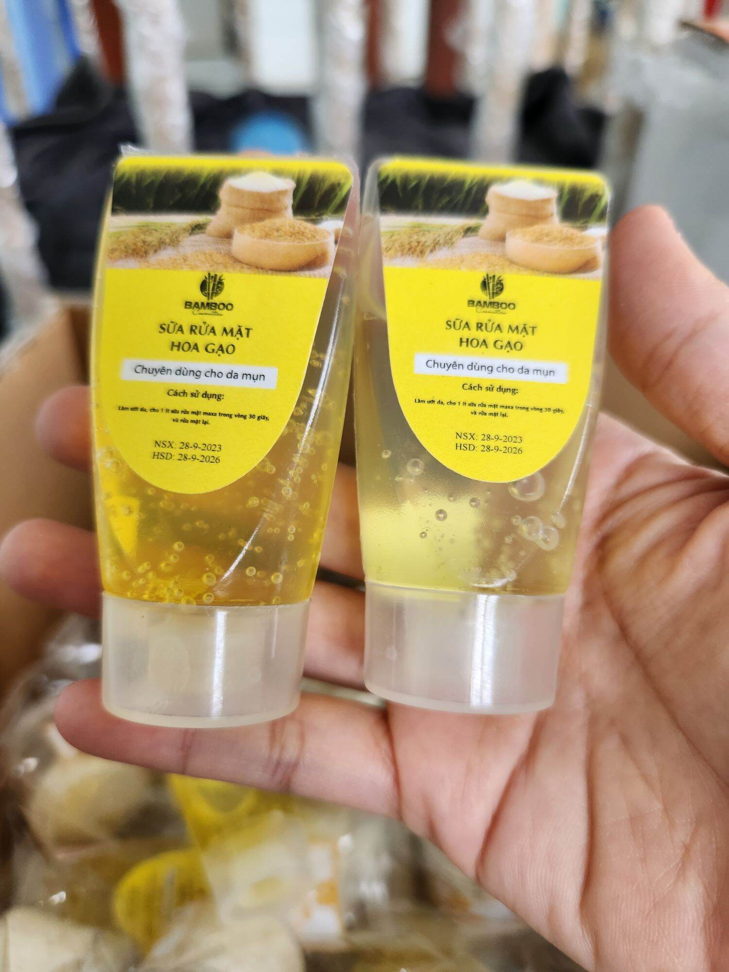 Sữa rửa mặt hoa gạo bamboo