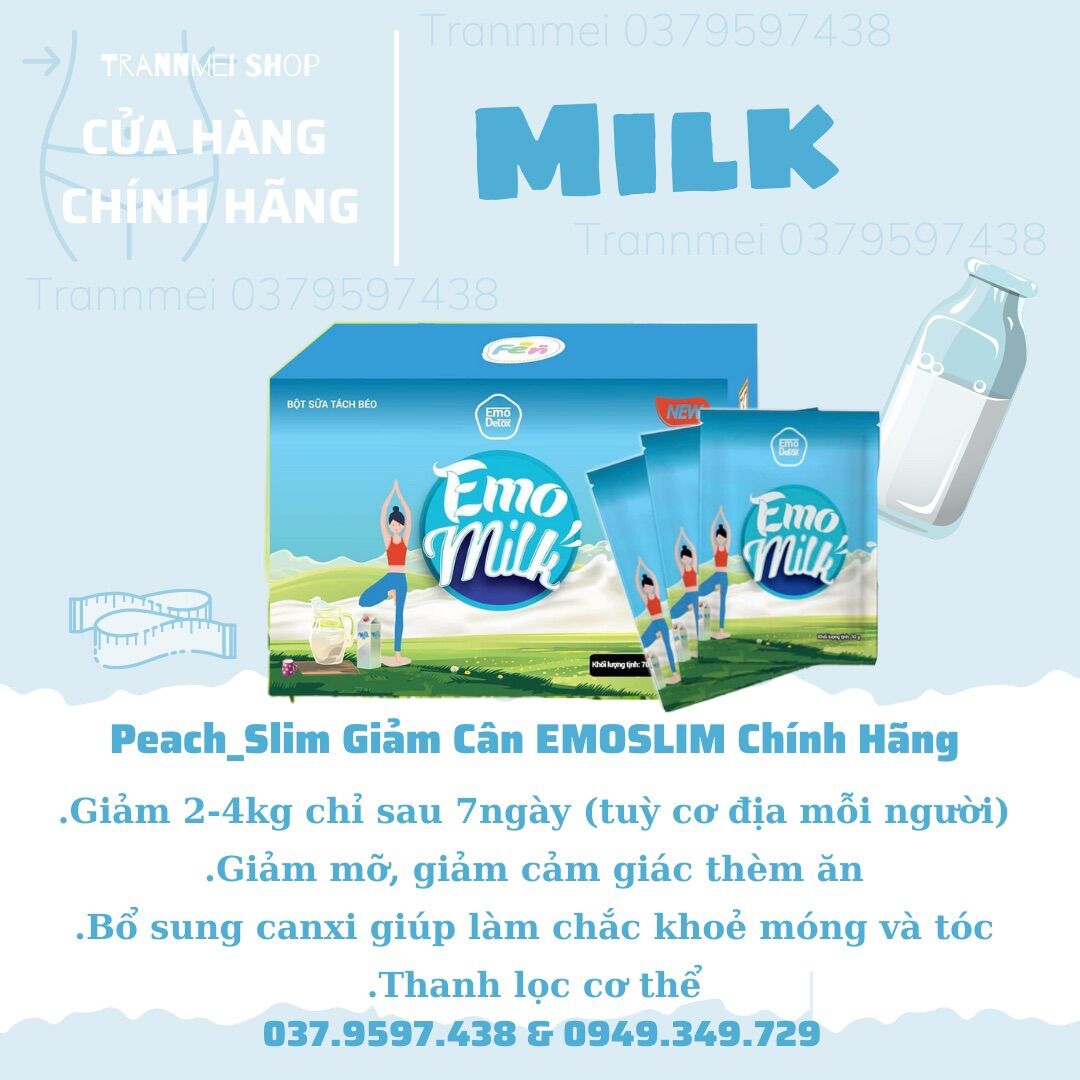 ⚡Combo 3Hộp. Bột Trái Cây Giảm Cân EMOSLIM (Nhắn tin shop chọn vị)