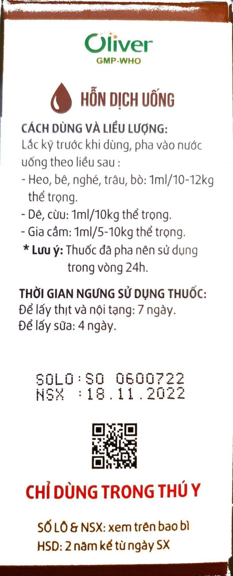 Albensol (100ml) - Dung dịch uống sổ giun sán thế hệ mới cho gà đá, vịt (Albendazole)
