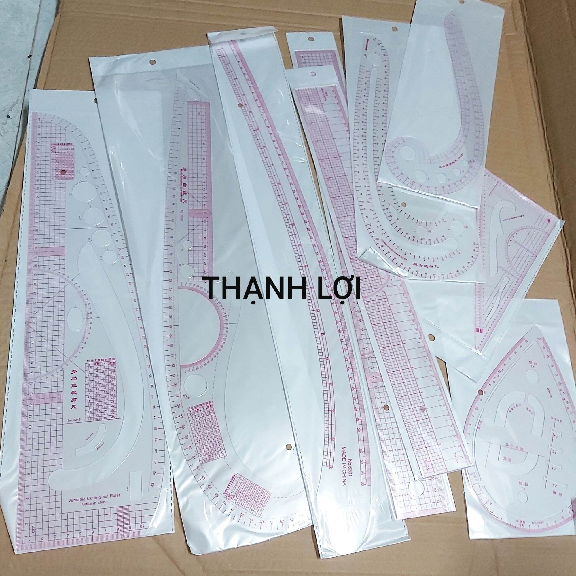 Thước Dẻo Vẽ Vòng Nách, Tà Áo, Cổ Áo, Thước Thẳng
