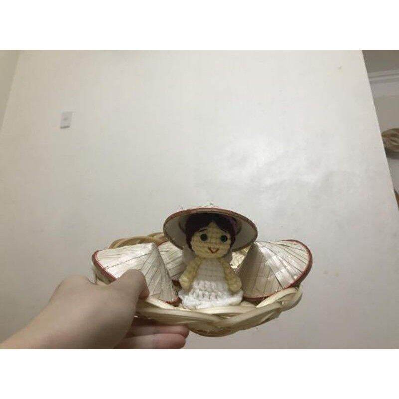 Nón lá mini đội búp bê giá sỉ