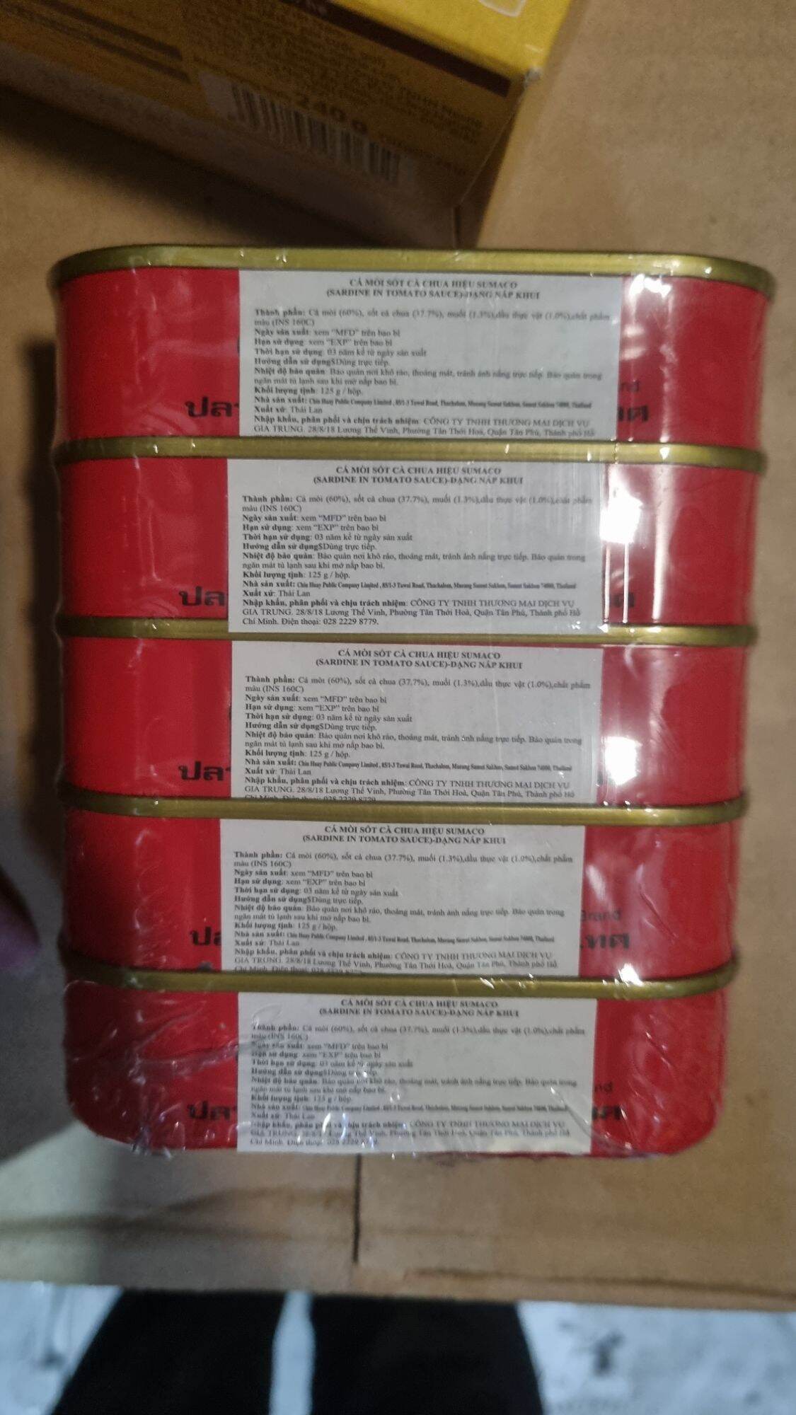 Cá SUMACO 125g x 5 hộp (Date mới)