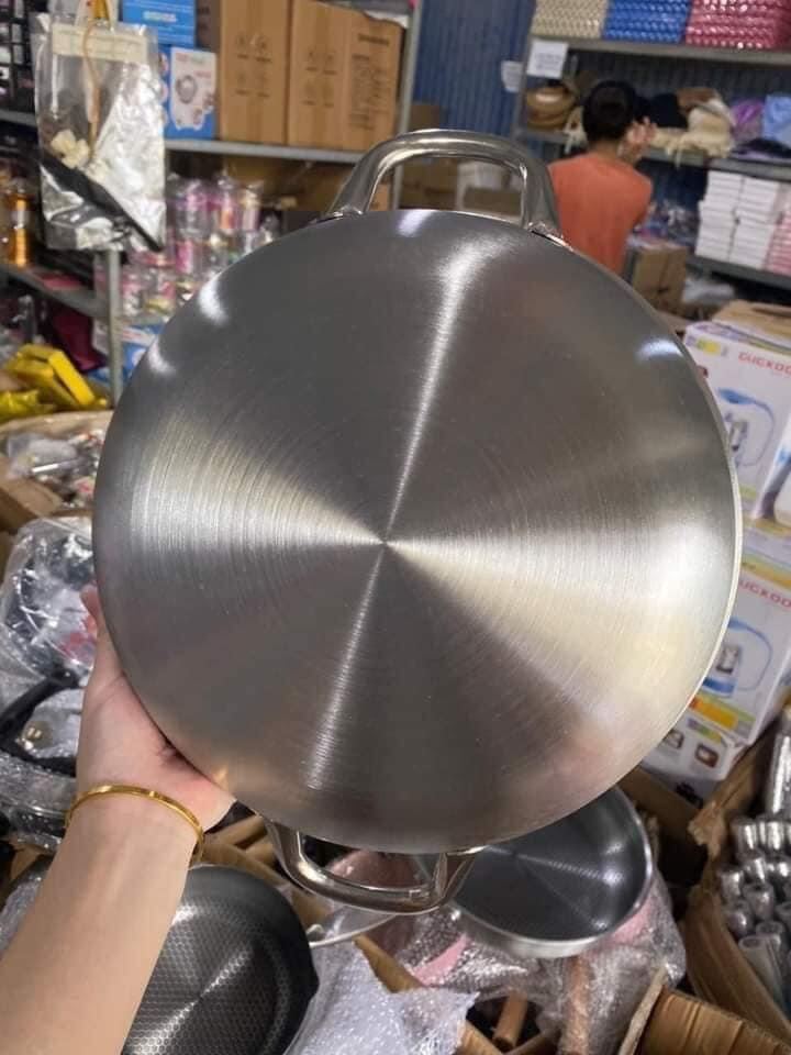 Chảo tổ ong 2 quai chống dính 28cm