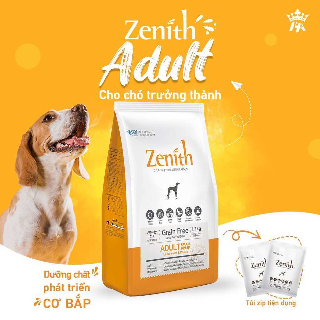 Hạt Mềm cho chó trưởng thành Zenith