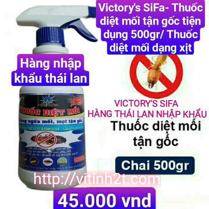 Victory's SIFA - Thuốc xịt diệt mối tận gốc tiện dụng 500gr/ Thuốc diệt mối dạng xịt, hàng nhập khẩu thái lan chính hãng