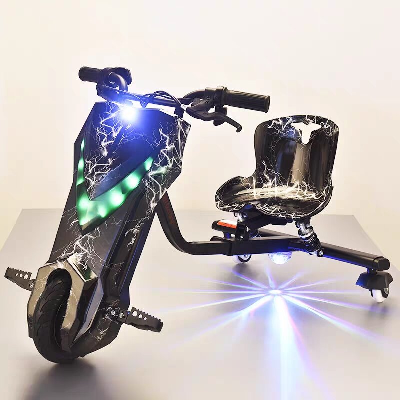Xe điện 3 bánh Drift - Khung vuông có giảm sóc - Công suất 350w