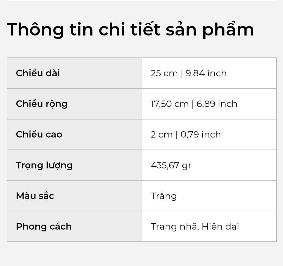 Dĩa sứ over Trắng 25 cm