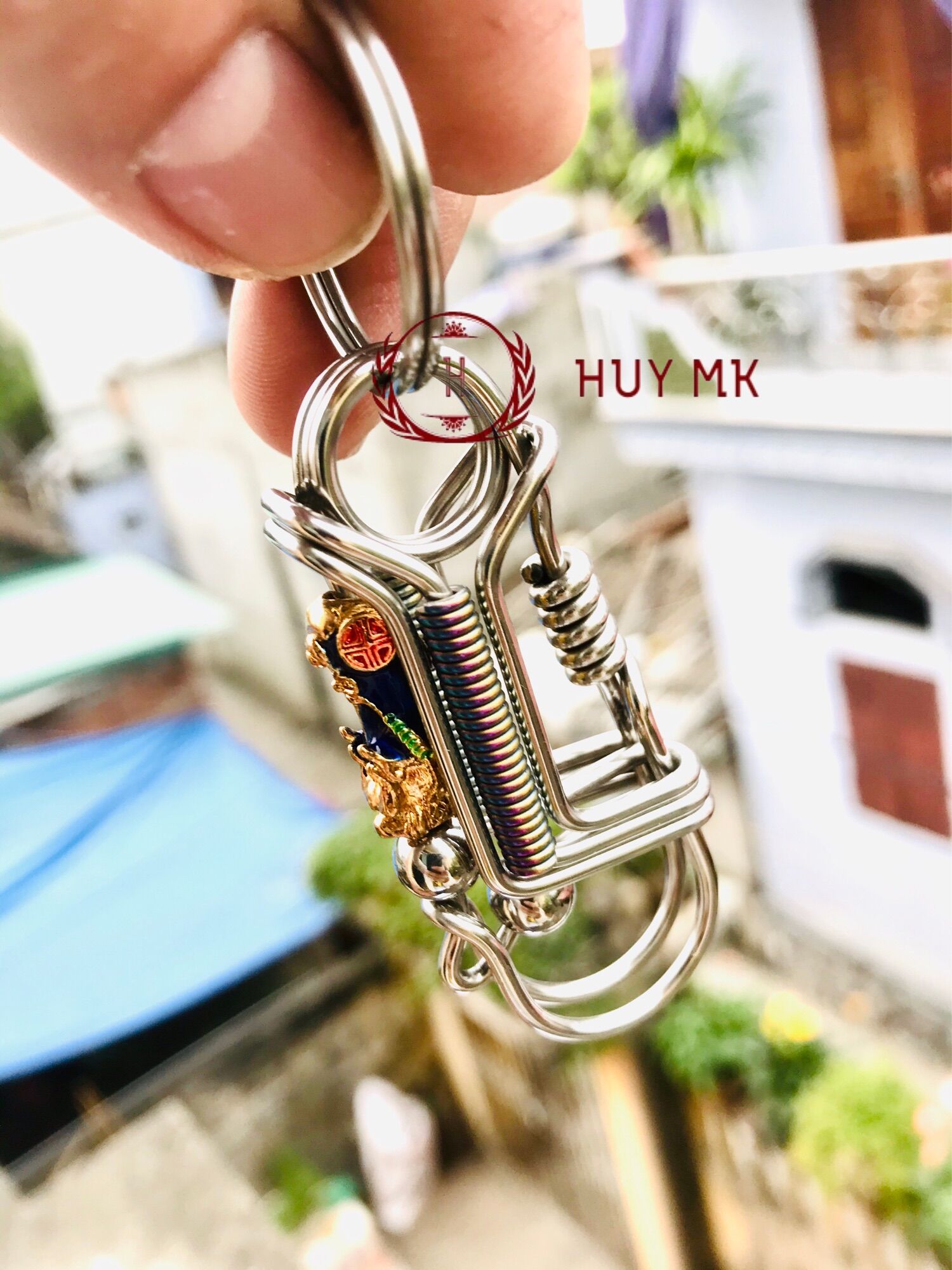 móc khóa thủ công tỳ hưu