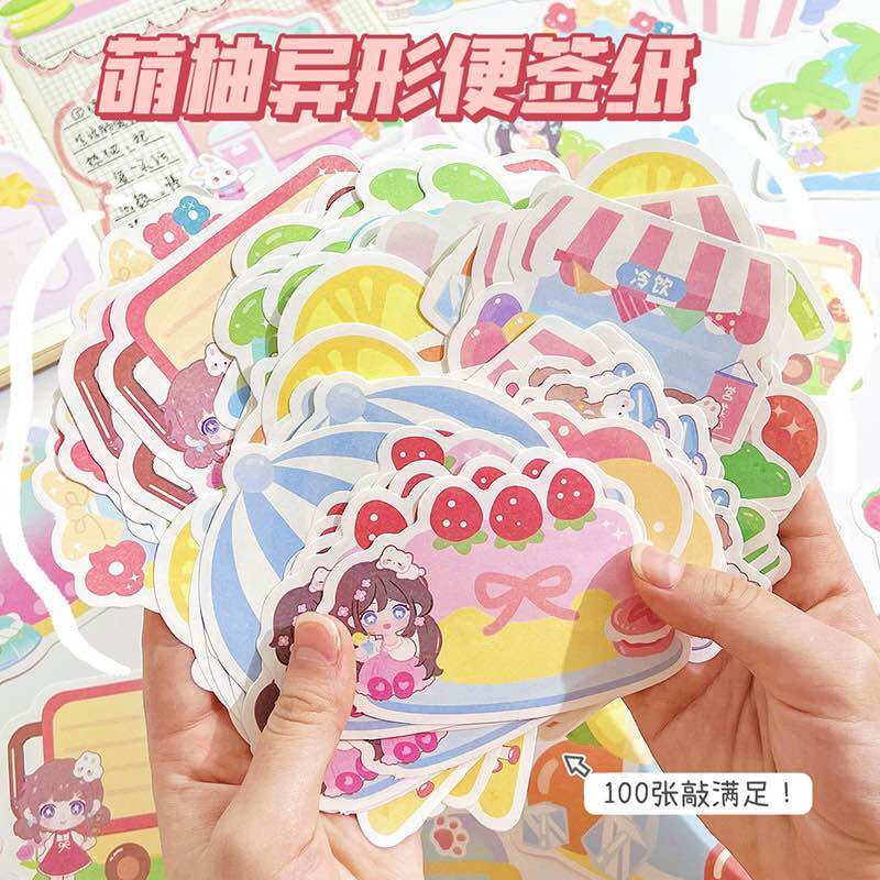 Set 100 tờ giấy ghi chú note cute