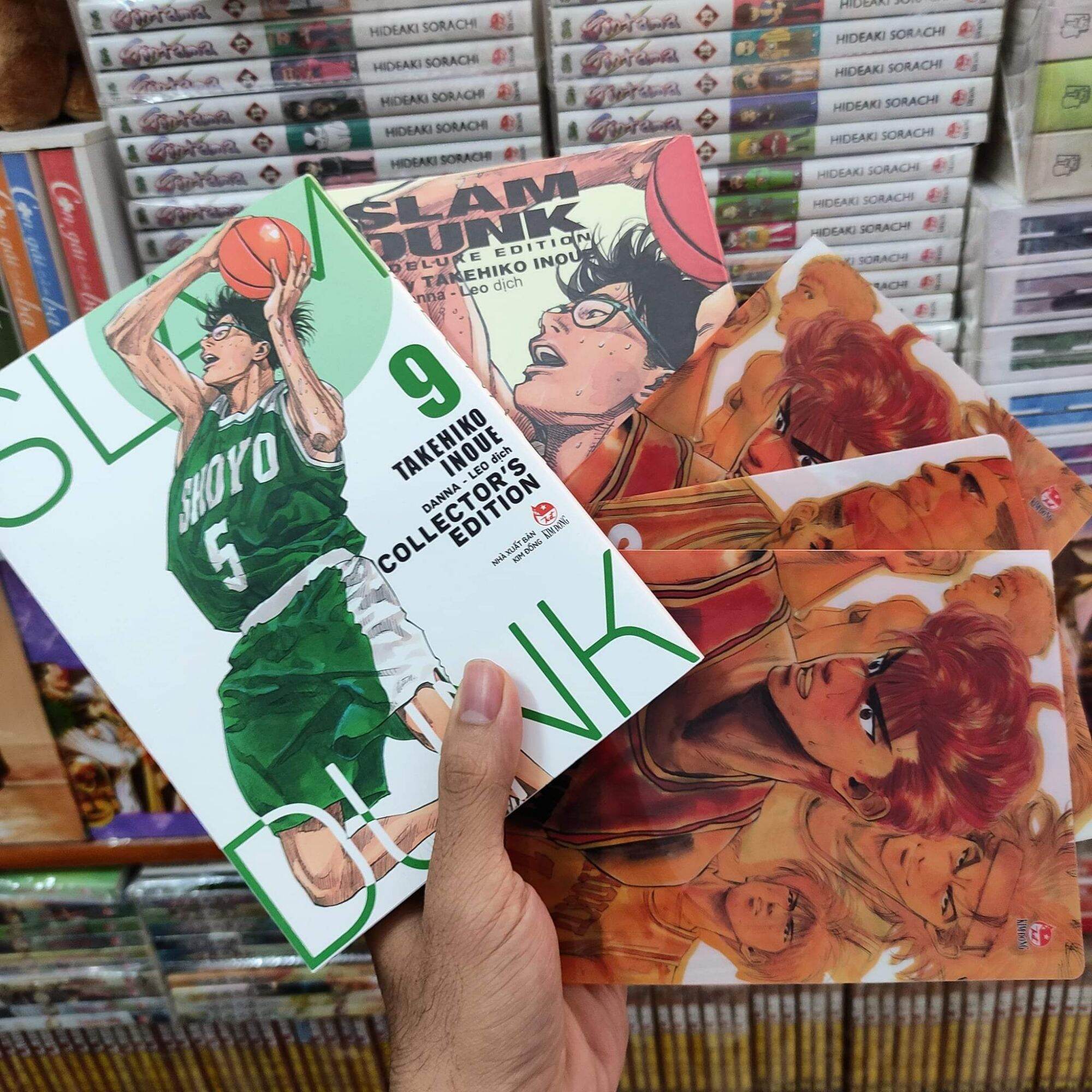 Slamdunk tập 9 2 bìa kèm Clear file