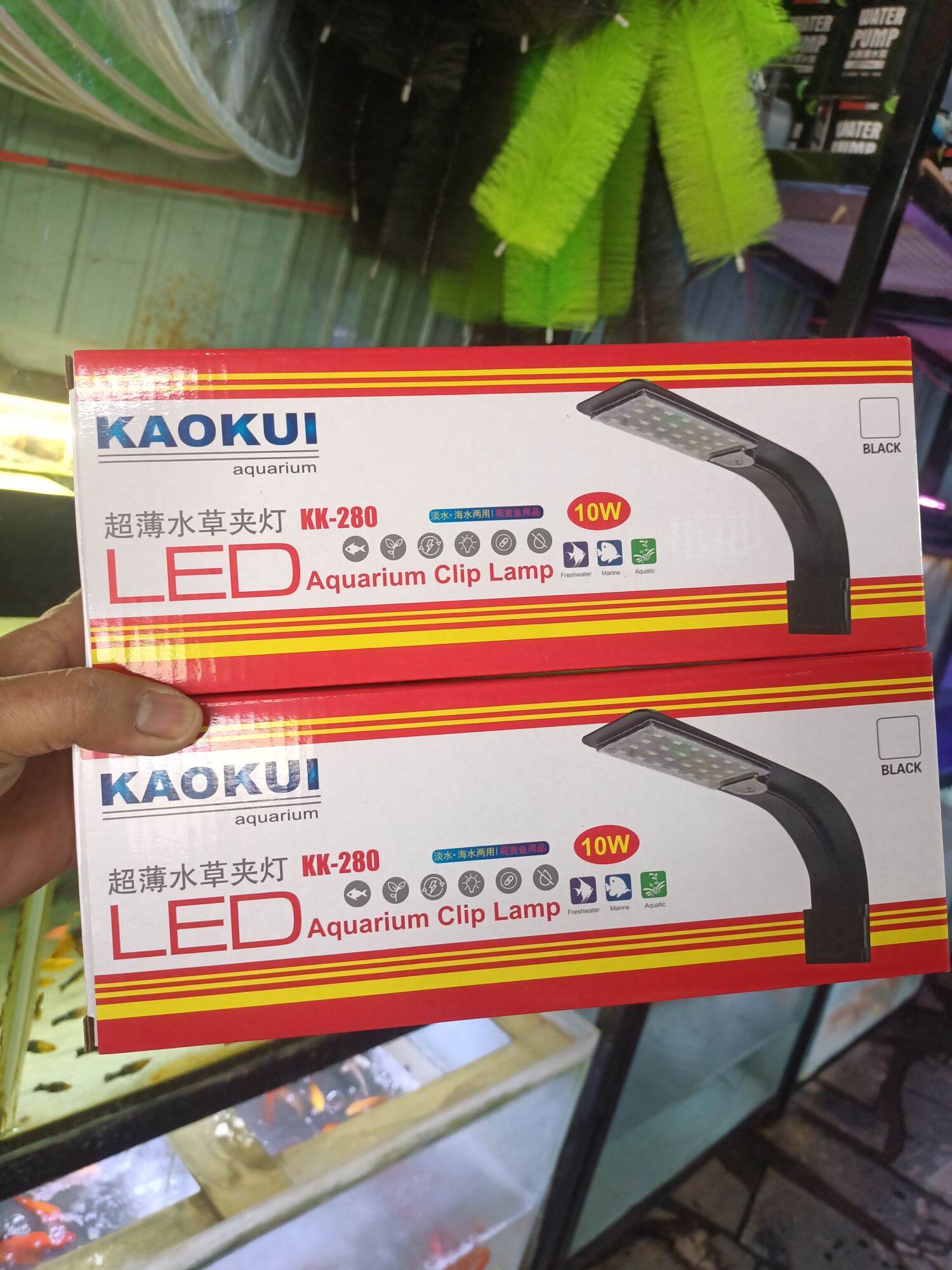 ĐÈN LED THỦY SINH ĐỔI MÀU (10W) , ĐÈN LED KẸP HỒ CÁ , ĐÈN KẸP HỒ CÁ