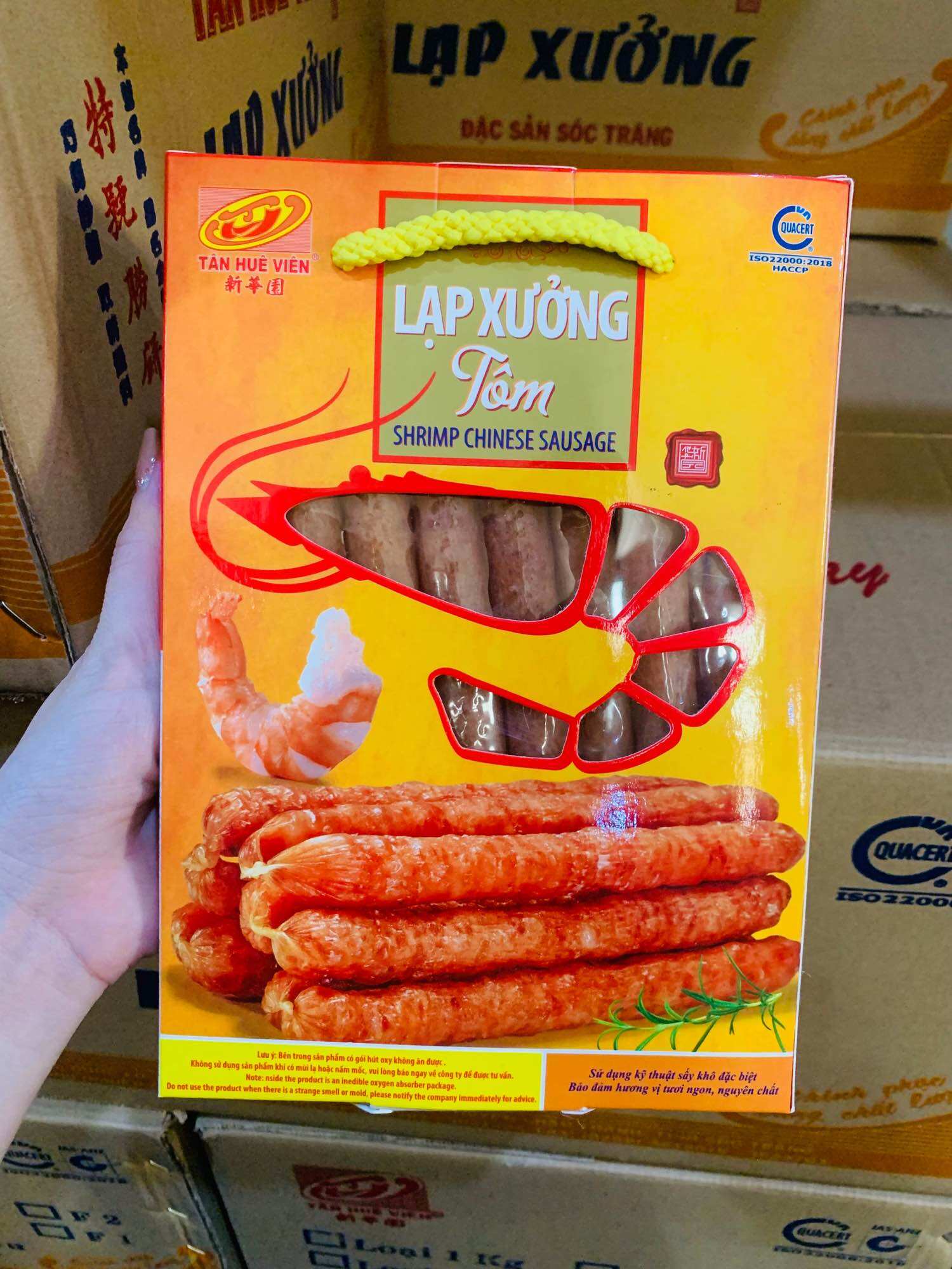 Lạp xưởng Tôm Tân Huê Viên
