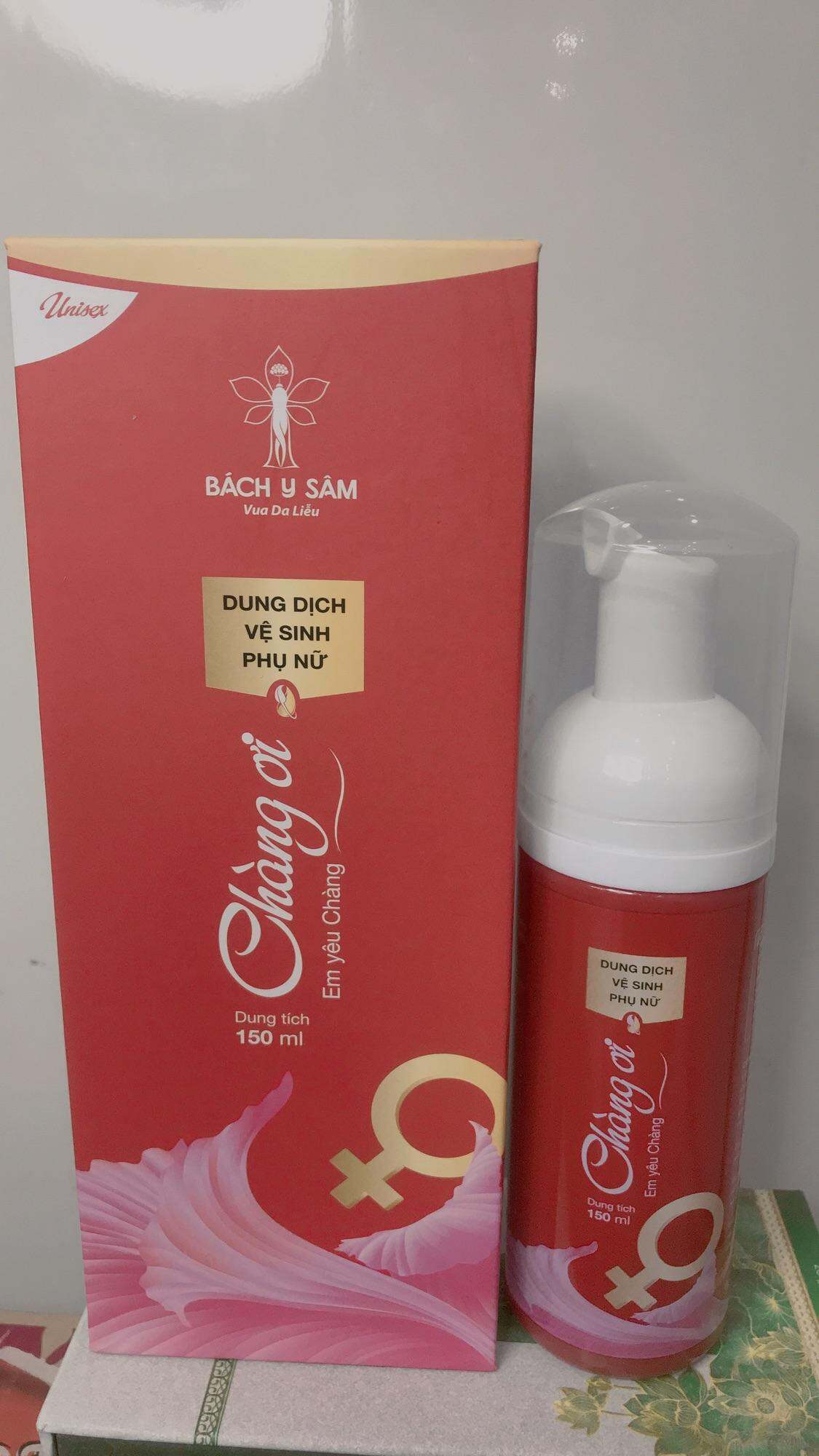 DUNG DỊCH VỆ SINH PHỤ NỮ CHÀNG ƠI BẠCH LINH BÁCH Y SÂM NHẤT MỘC HƯƠNG  bl33[150 mL ]Dạng Bọt